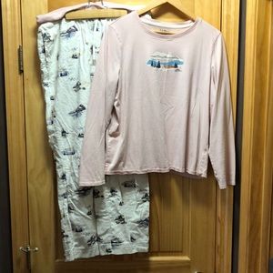 LL Bean Flannel PJ Set